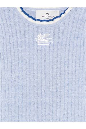 t-shirti in lino azzurro ETRO KIDS | GY9A20X0259824